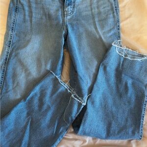 Signature by Levi Strauss Blue Ankle Cropped Jeans